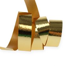 Product Gathering ribbon shiny 10mm 250m gold