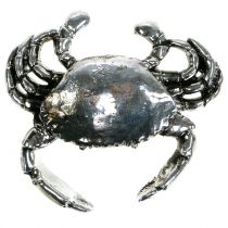 Product Silver Antique-Style Decorative Crab – 12cm