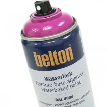 Product Belton free water based paint pink traffic purple high gloss spray 400ml