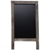 Product Chalkboard double board wooden board vintage stand 18x32cm