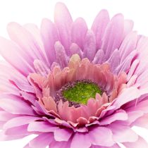 Product Artificial Gerbera Garden Flowers, Purple, 47cm, 6 Pieces