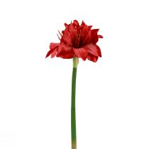 Artificial Amaryllis Christmas Flowers Red Artificial Flowers L40cm
