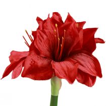 Artificial Amaryllis Christmas Flowers Red Artificial Flowers L40cm