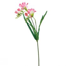 Product Artificial garden flowers Freesia Pink 58cm