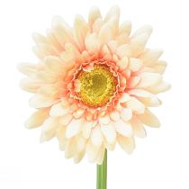 Product Artificial Flowers Gerbera Apricot 47cm