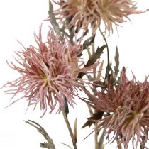 Product Artificial knapweed artificial flowers autumn 3 flowers lilac 48cm