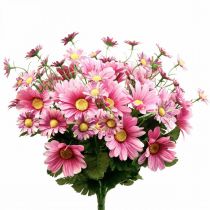 Artificial daisies bouquet of artificial flowers pink 44cm