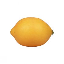 Artificial lemon decorative food dummies orange 8.5cm
