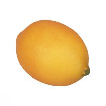 Artificial lemon decorative food dummies orange 8.5cm