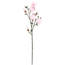 Product Artificial Magnolia Branch Pink Flowers Ø8cm L100cm