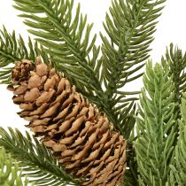Product Artificial fir branch with real cones Christmas branch 78cm