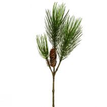 Artificial Pine Branch with Cones 3 branches Green Brown 60cm