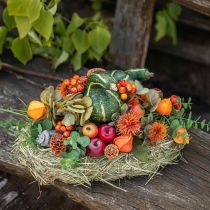 Product Artificial Pumpkin Dark Green 11cm 6pcs