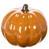 Product Ceramic Pumpkin LED Decoration 10cm Orange