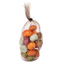Product Mini Artificial Pumpkin Decoration Set for Autumn and Halloween, 4cm, Assorted Colors, 24 Pieces