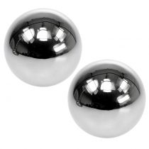 Product Decorative balls stainless steel Ø11cm 2pcs