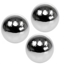 Stainless steel balls decoration Ø8cm 6pcs