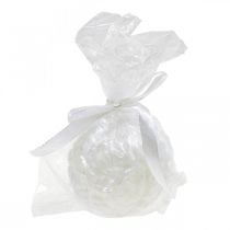 Product Ball candle with rose motif for romantic decoration and occasions