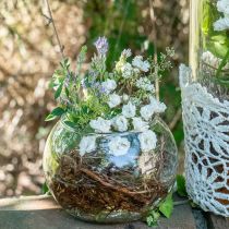Ball vase glass flower vase round glass decoration H10cm Ø11cm