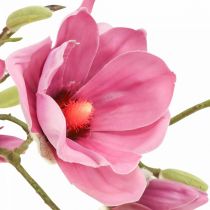 Product Artificial flower magnolia branch, magnolia pink pink 92cm