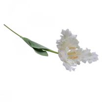 Product Artificial flower, parrot tulip white green, spring flower 69cm