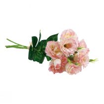 Product Artificial flowers Eustoma Lisianthus pink cream 52cm 5 pcs