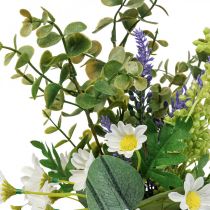 Artificial bouquet with eucalyptus artificial flowers decoration 48cm