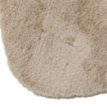 Product Faux fur decorative fur table runner fur rug beige 50×90cm