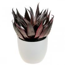 Product Artificial Aloe Vera Plant in Pot Decorative Plant Green H20cm