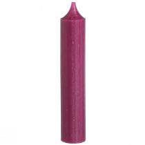 Product Short candles wax candles in Berry 21×110mm 6 pcs