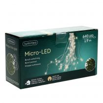 Product LED light bundle for inside and outside 640 1.9m silver/warm white