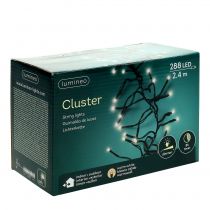 Product LED light chain for outside 288er 2.4m black/warm white