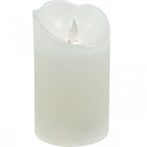 Product LED candle wax pillar candle warm white Ø7.5cm H12.5cm