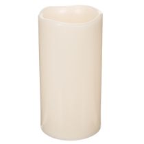 Product Large LED Candle for Battery with Timer Warm White 25cm Plastic