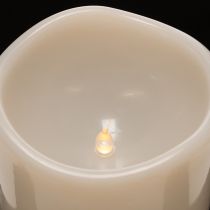 Product Large LED Candle for Battery with Timer Warm White 25cm Plastic
