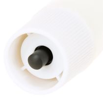Product LED Candles White Taper Candles Wax Warm White 24.5cm 2 pcs