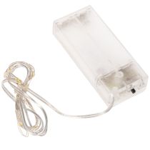 Product Luminous Battery-Operated Warm White LED Light Chain 10 LEDs 1m for Indoor Use