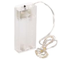 Product Luminous Battery-Operated Warm White LED Light Chain 10 LEDs 1m for Indoor Use