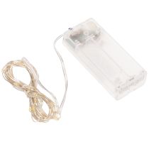 Product LED Indoor String Lights, Battery Operated, Warm White, 30 LEDs, 3m, 6-Pack