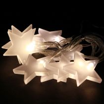 Product LED fairy lights stars with timer 10 LED warm white 90cm