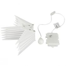 Product LED Star 3D White Timer Battery Outdoor Ø30cm H74cm