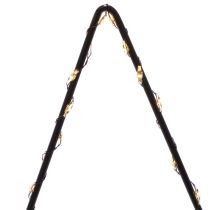 Product LED Star with Battery Compartment on Metal Base, 46cm, Black