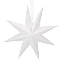 Product LED Star Decoration with Timer, Warm White, 38cm for Indoor and Covered Outdoor Use