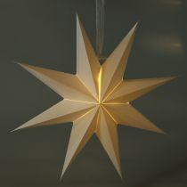 Product LED Star Decoration with Timer, Warm White, 38cm for Indoor and Covered Outdoor Use