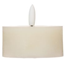 Product LED Tealight Set of 2 with Real Wax, Warm White Flicker Effect, Timer, 7 cm Diameter