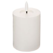 Product LED pillar candle, flickering, with timer, Ø7cm, 12cm