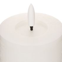 Product LED pillar candle, flickering, with timer, Ø7cm, 12cm