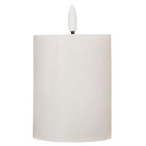 Product LED pillar candle, flickering, with timer, Ø7cm, 12cm