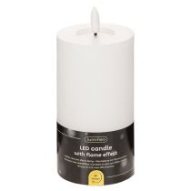 Product LED pillar candle, flickering, with timer, Ø7cm, 16cm