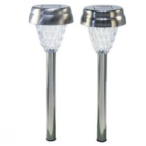 Product LED garden lights solar with timer warm white H35cm 4 pcs